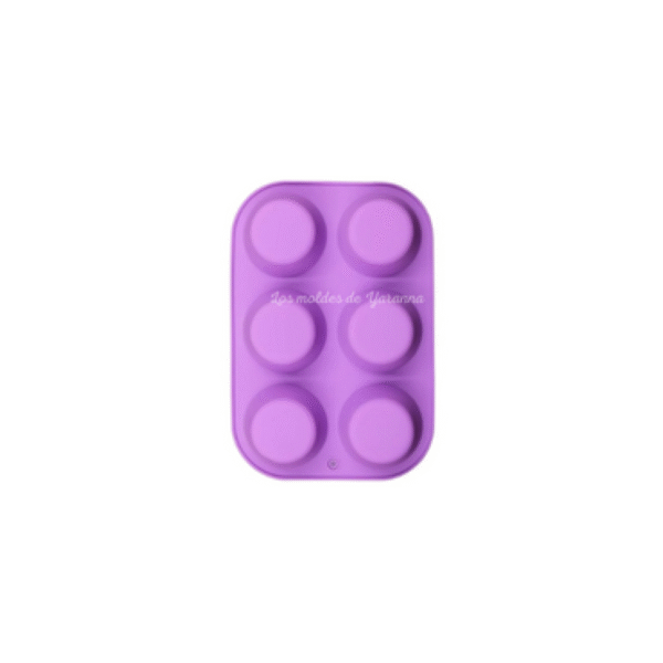 Molde Cupcake 6 cavidades Molde Cupcake 6 cavidades