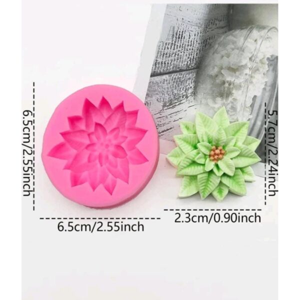 Molde Flor de Nochebuena Molde Flor de Nochebuena