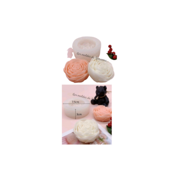 Molde Flor Medianamente Abierta