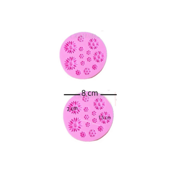 Molde Flores 13 Cavidades