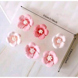 Molde Flores Mini 6 cavidades Molde Flores Mini 6 cavidades
