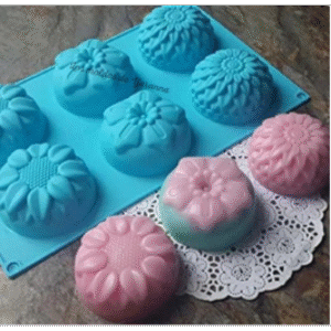 Molde Flores mixtas 6 cavidades Molde Flores mixtas 6 cavidades