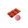 Molde Flores Pompón 6 Cavidades