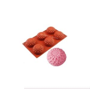 Molde Flores Pompón 6 Cavidades Molde Flores Pompón 6 Cavidades