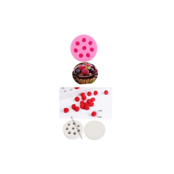 Molde Frambuesas 8 Cavidades