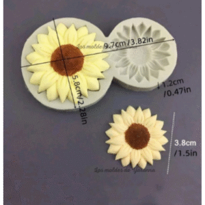 Molde girasoles 2 cavidades 10 cm. Molde girasoles 2 cavidades 10 cm.