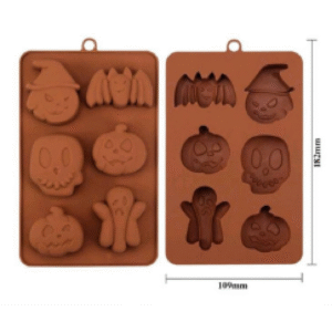 Molde Halloween 6 cavidades Molde Halloween 6 cavidades