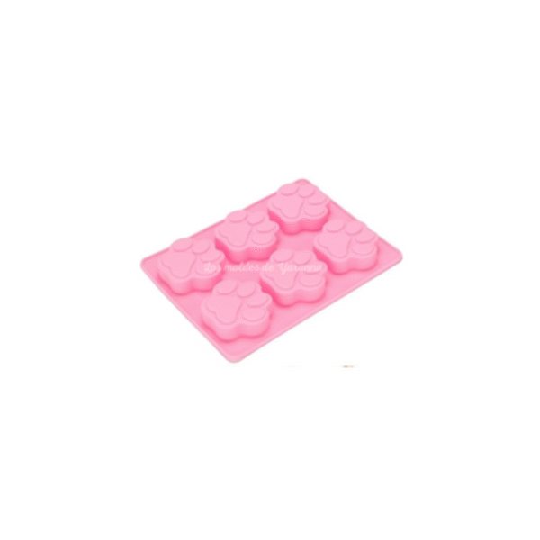 Molde Huellas 6 cavidades.