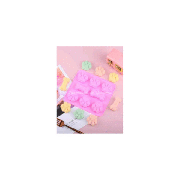 Molde Huesos y Huellas 5 y 6 cm.