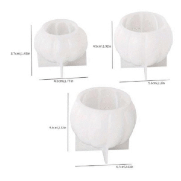 Molde Kit 3 calabazas