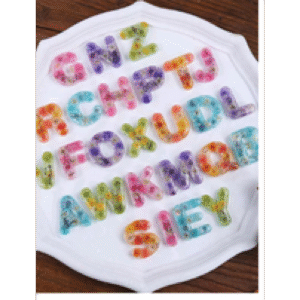 Molde Letras Mediano 3 cm Molde Letras Mediano 3 cm