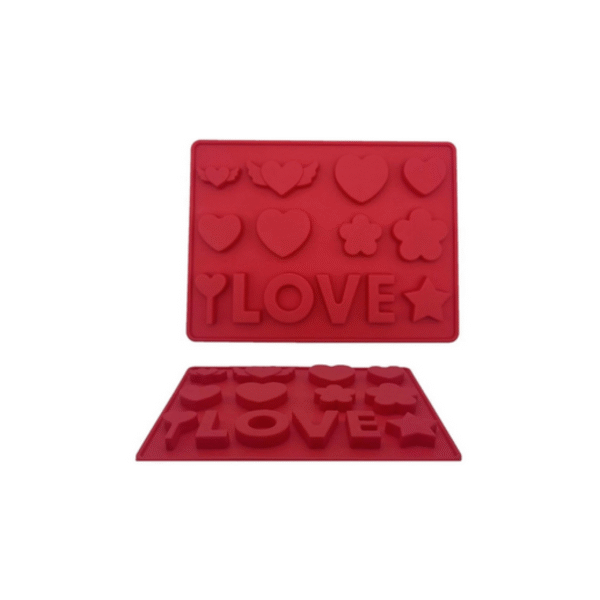 Molde Love y Corazones