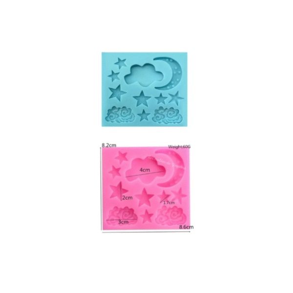 Molde Luna y Estrellas