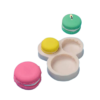 Molde Macarron 3 cavidades
