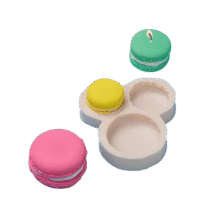 Molde Macarron 3 cavidades Molde Macarron 3 cavidades