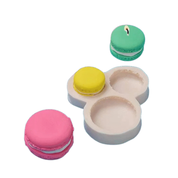 Molde Macarron 3 cavidades