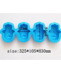 Molde Mano de Fátima 4 cavidades