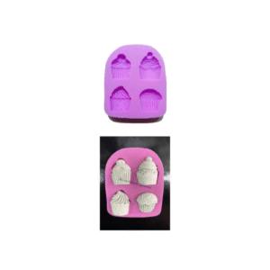 Molde Mini Cupcake 4 cavidades Molde Mini Cupcake 4 cavidades
