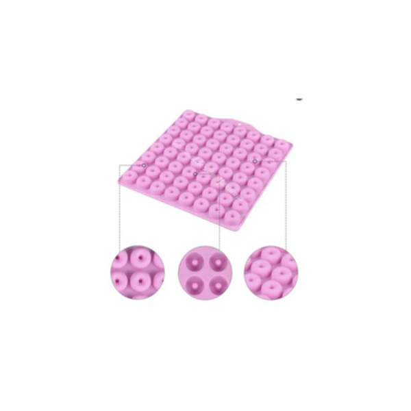 Molde Minidonitas 64 cavidades