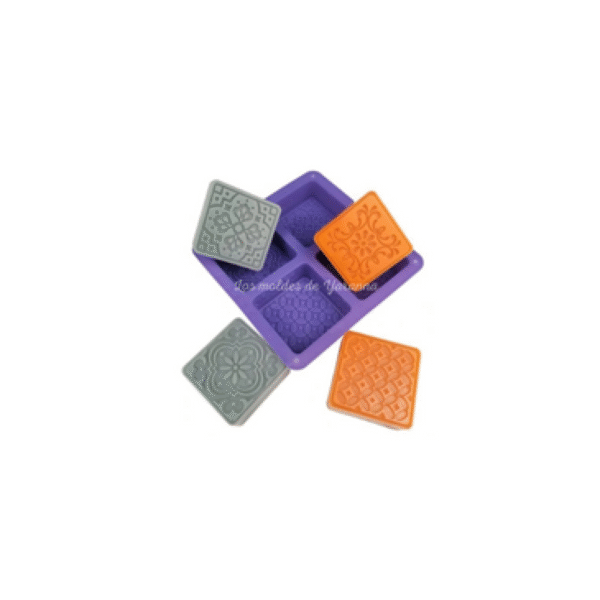 Molde Mosaicos 4 cavidades Molde Mosaicos 4 cavidades