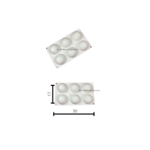 Molde Mousse 6 Cavidades Molde Mousse 6 Cavidades