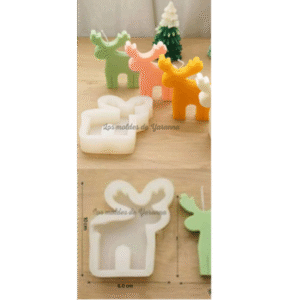 Molde Navidad Reno 2D Molde Navidad Reno 2D