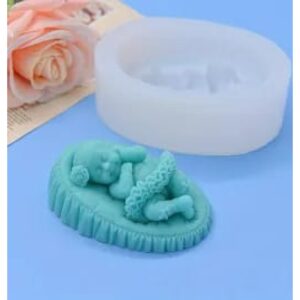 Molde Niña Bebé con Mantita Molde Niña Bebé con Mantita