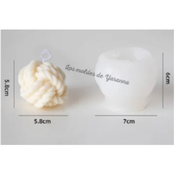 Molde Nudo Estambre Chico Molde Nudo Estambre Chico