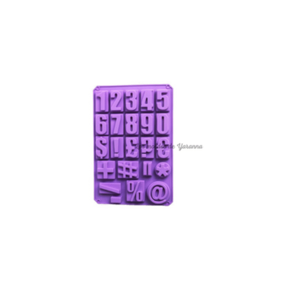 Molde Números Grandes 5 cm.