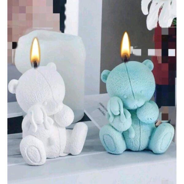 Molde Oso Peluche Vela