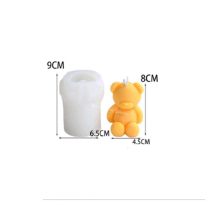 Molde Oso Sentado Grande 3D Molde Oso Sentado Grande 3D