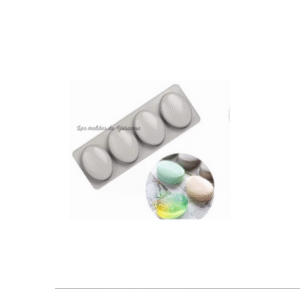 Molde Ovalo Básico Facial 4 cavidades.
