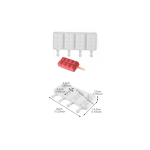 Molde Paletas 4 cavidades
