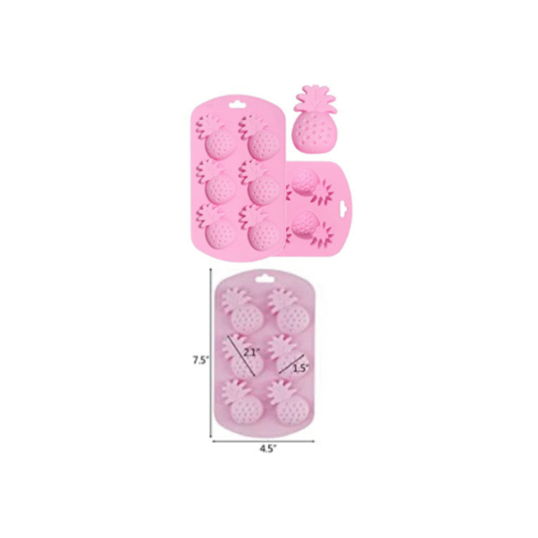 Molde Piñas 6 Cavidades