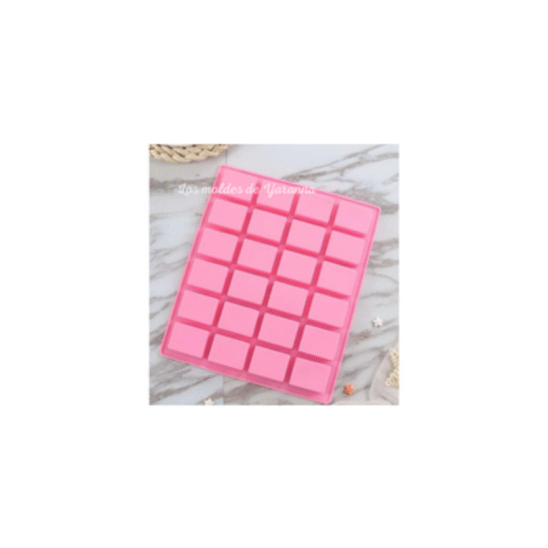 Molde Rectángulos 24 cavidades. Molde Rectángulos 24 cavidades.