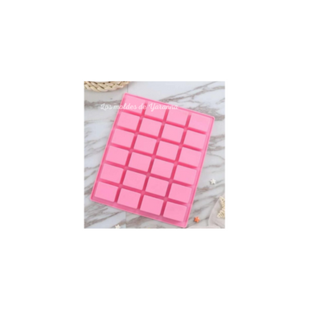 Molde Rectángulos 24 cavidades.