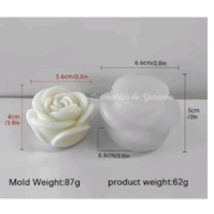 Molde Rosa #3 Mediana