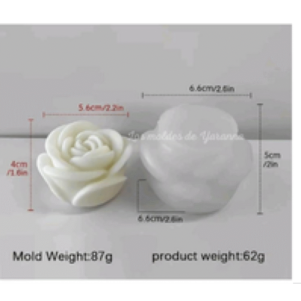 Molde Rosa #3 Mediana