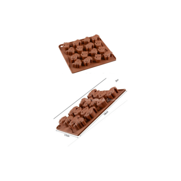 Molde silicón gatitos