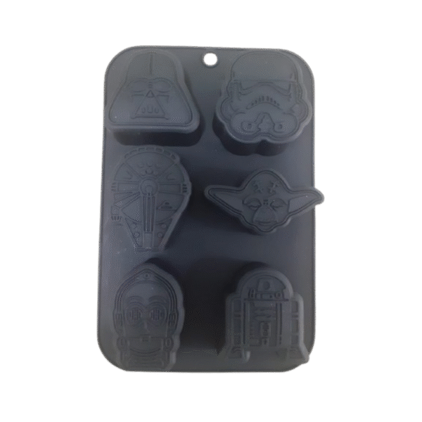 Molde Star Wars 6 cavidades. Molde Star Wars 6 cavidades.