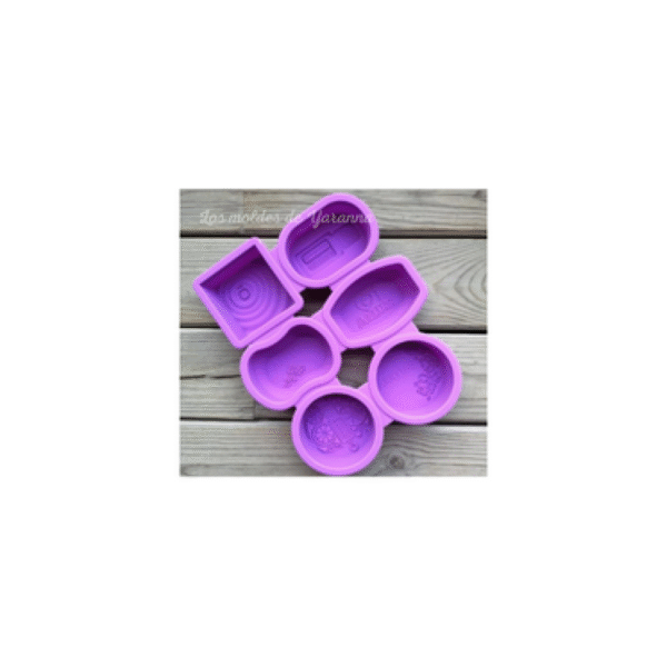 Molde Varias Figuras 6 Cavidades Molde Varias Figuras 6 Cavidades