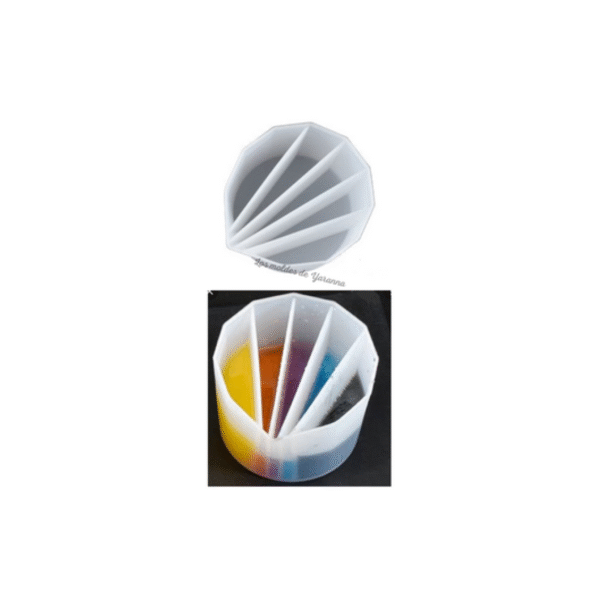 Molde Vaso con Divisiones