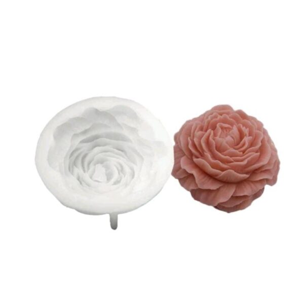 Molde Vela Peonia Chica