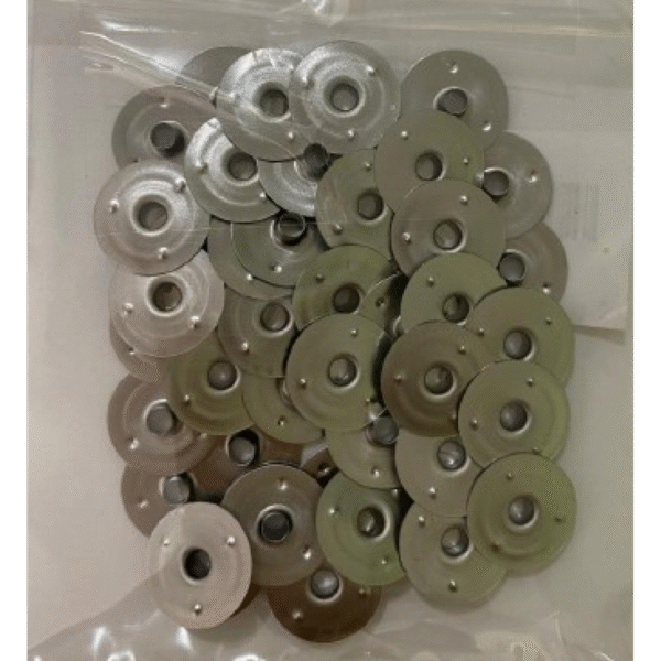 Portapabilo boton paquete 50 pzas.