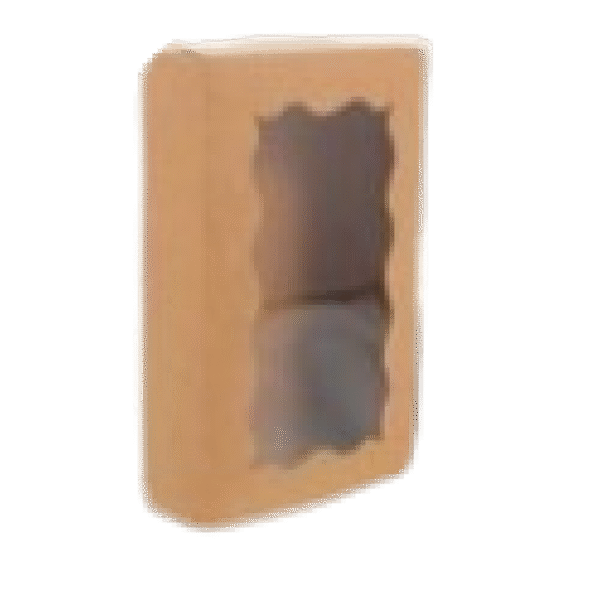 Caja de cartón con ventana 13.5x7x5 cm