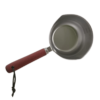 Crisol Metalico mango de madera