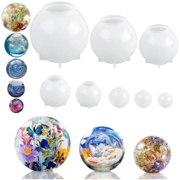 Molde Esfera Navideña 8 piezas