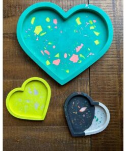 Molde Base corazón 4 piezas