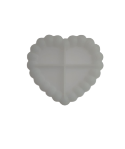 Molde Base de corazón con bolitas