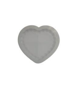 Molde Base de corazón con bolitas